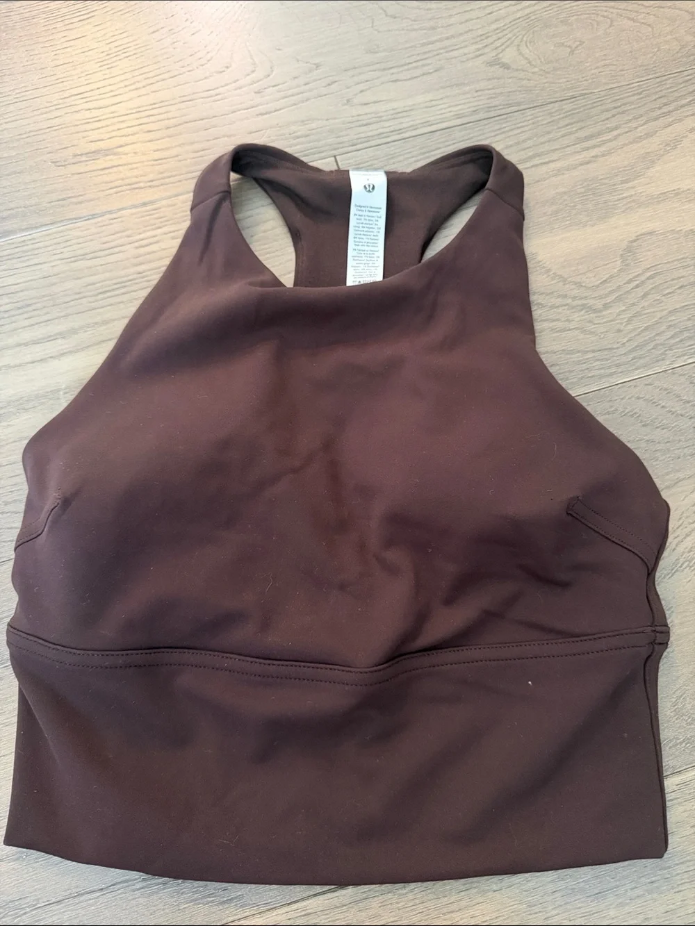 lululemon athletica Brown Espresso Racerback Sports Bra